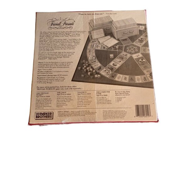 NEW Trivial Pursuit 1960's Master Game Sealed - Picture 4 of 6